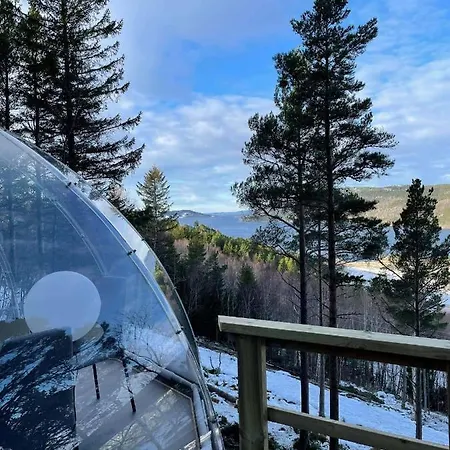 Glassigloo Med Panoramautsikt - Nordlys Og Stjernehimmel - Fosen * Husby