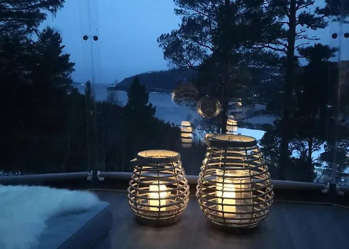 Luxe tent Glassigloo Med Panoramautsikt - Nordlys Og Stjernehimmel - Fosen *