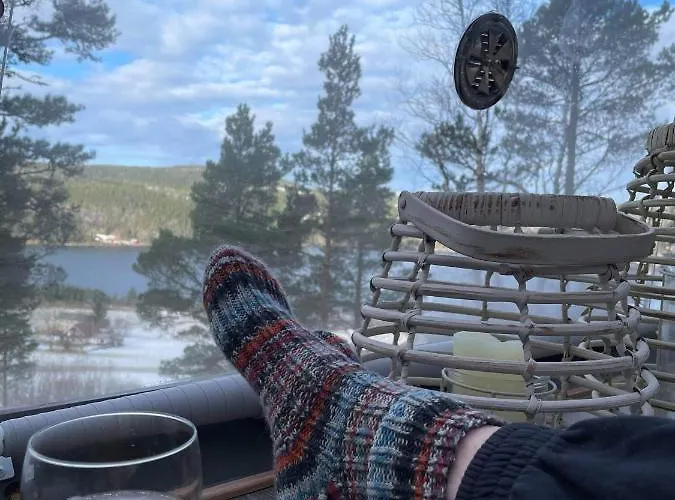 Glassigloo Med Panoramautsikt - Nordlys Og Stjernehimmel - Fosen Luxe tent Husby