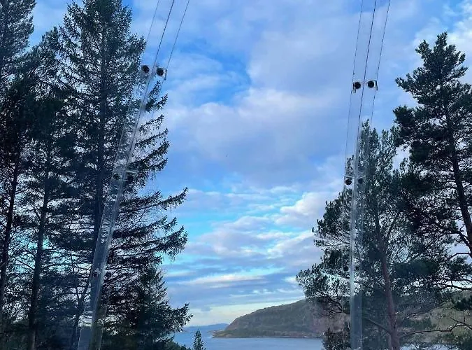 Glassigloo Med Panoramautsikt - Nordlys Og Stjernehimmel - Fosen Luxusní stan Husby