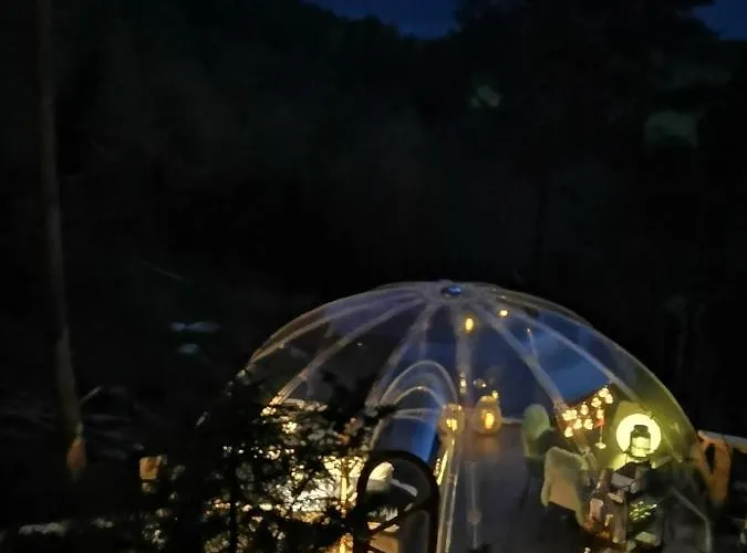 Luxe tent Glassigloo Med Panoramautsikt - Nordlys Og Stjernehimmel - Fosen *