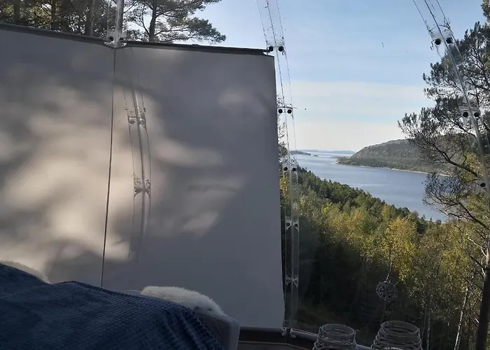 Glassigloo Med Panoramautsikt - Nordlys Og Stjernehimmel - Fosen Husby