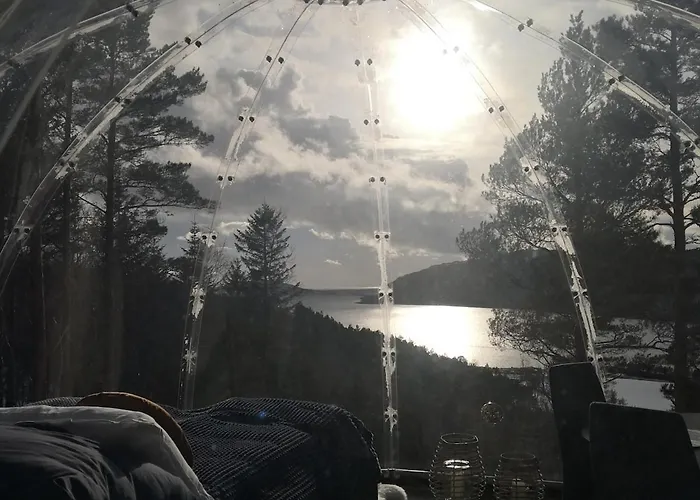 Glassigloo Med Panoramautsikt - Nordlys Og Stjernehimmel - Fosen *