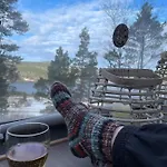 Glassigloo Med Panoramautsikt - Nordlys Og Stjernehimmel - Fosen ラグジュアリーテント Husby