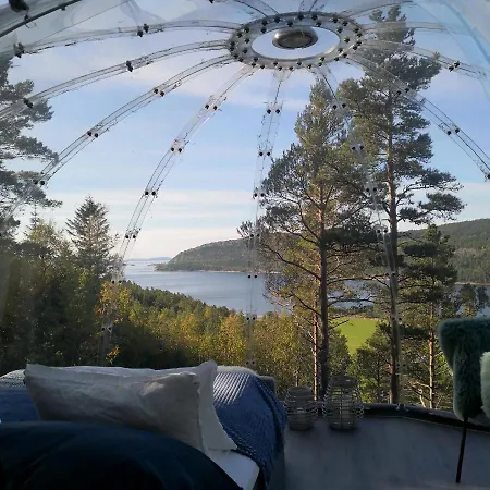 Glassigloo Med Panoramautsikt - Nordlys Og Stjernehimmel - Fosen * Husby