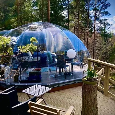 Glassigloo Med Panoramautsikt - Nordlys Og Stjernehimmel - Fosen